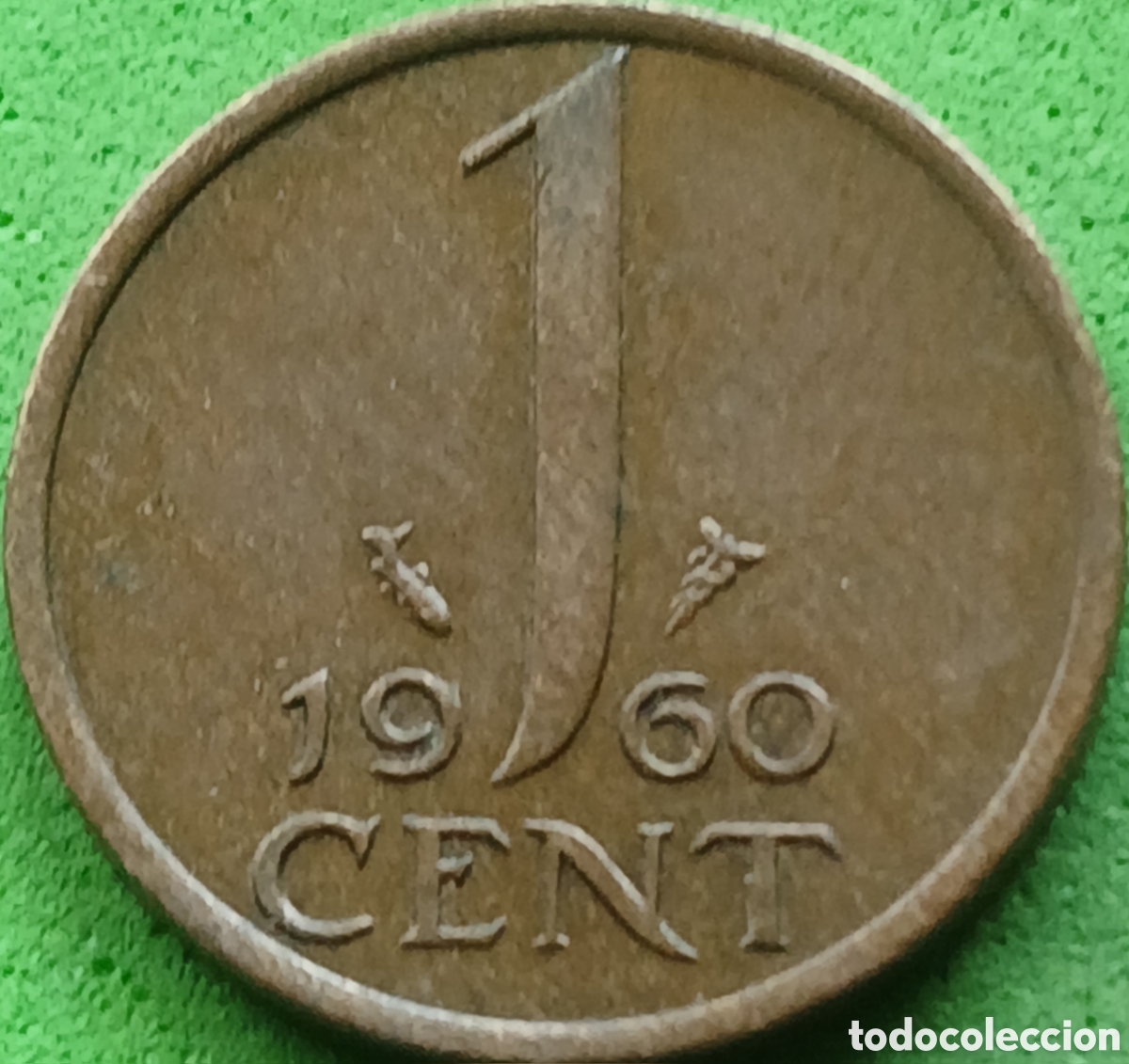 Monedas antiguas de Europa: Pa&iacute;ses Bajos 1 cent 1960 km#180