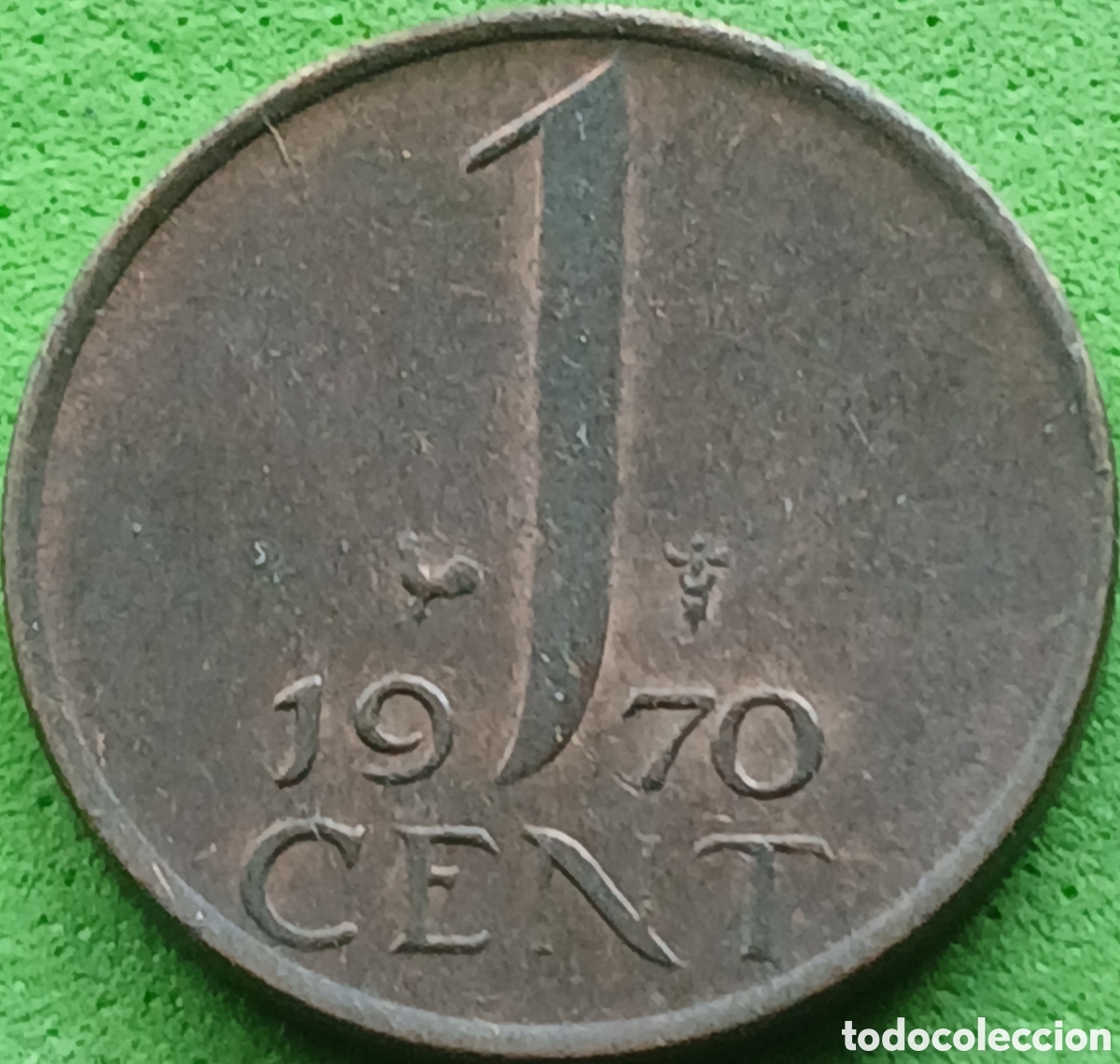 Monedas antiguas de Europa: Pa&iacute;ses Bajos 1 cent 1970 km#180