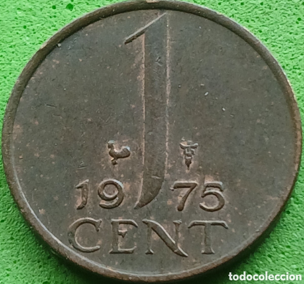 Monedas antiguas de Europa: Pa&iacute;ses Bajos 1 cent 1975 km#180