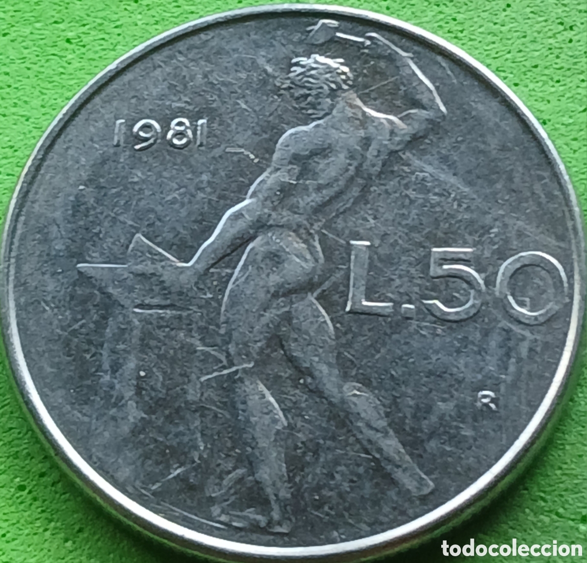 Monedas antiguas de Europa: Italia 50 liras 1981 km#95.1
