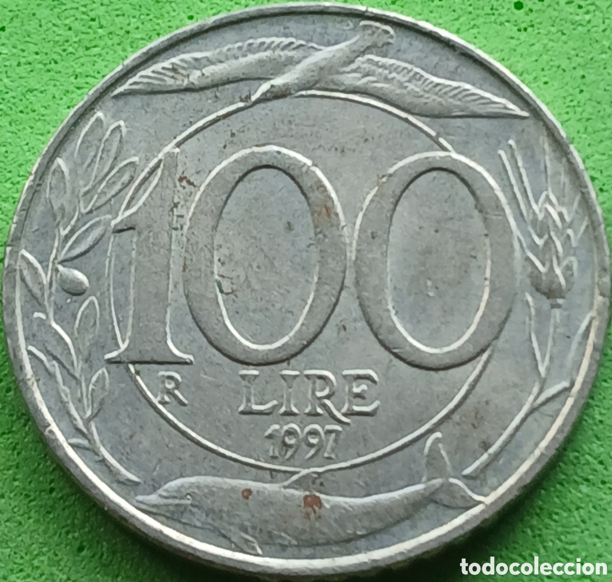 Monedas antiguas de Europa: Italia 100 liras 1997 km#159