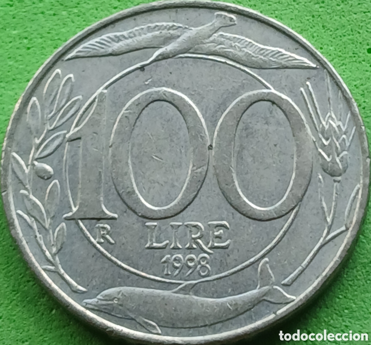Monedas antiguas de Europa: Italia 100 liras 1998 km#159