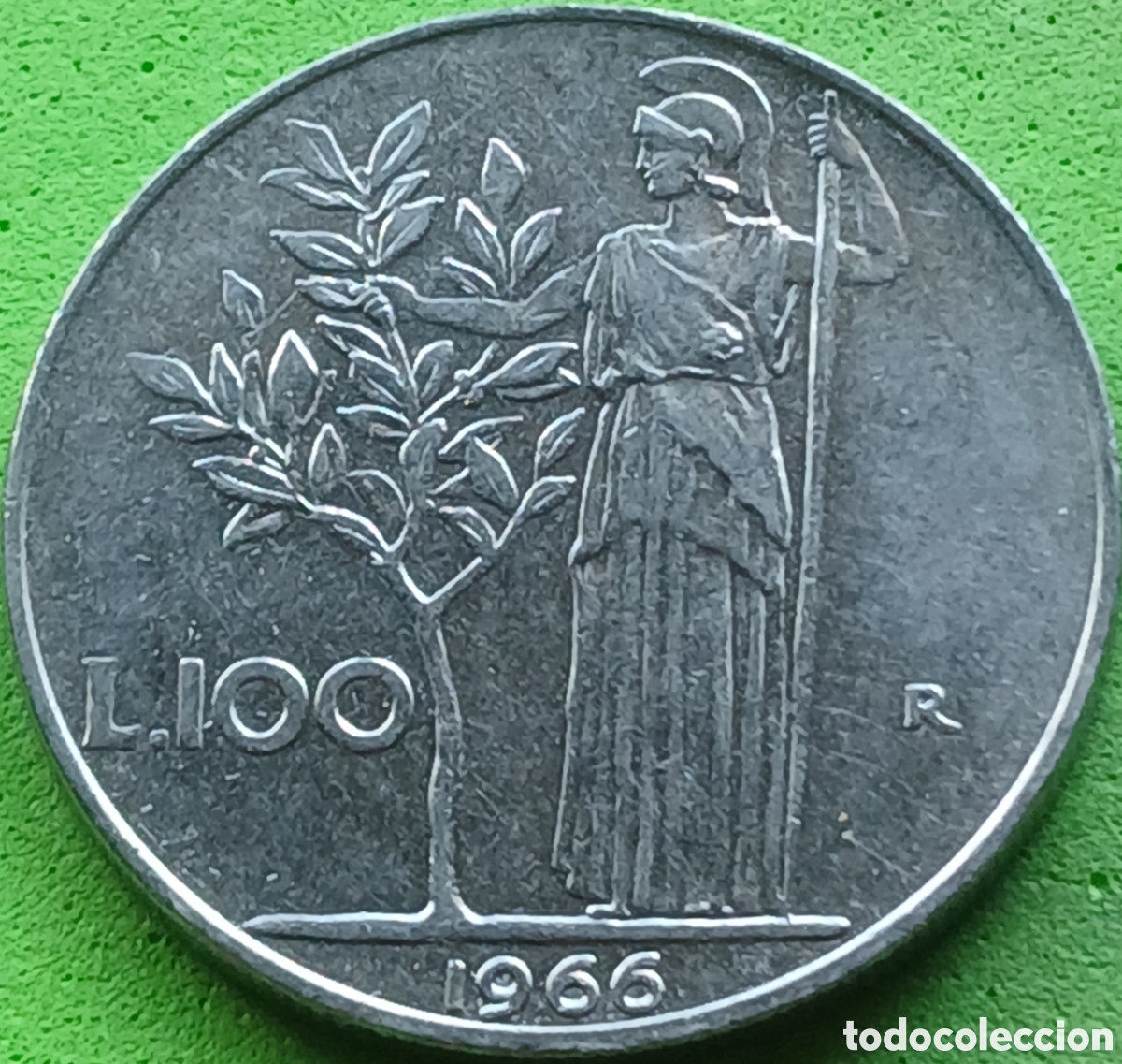 Monedas antiguas de Europa: Italia 100 liras 1966 km#96.1
