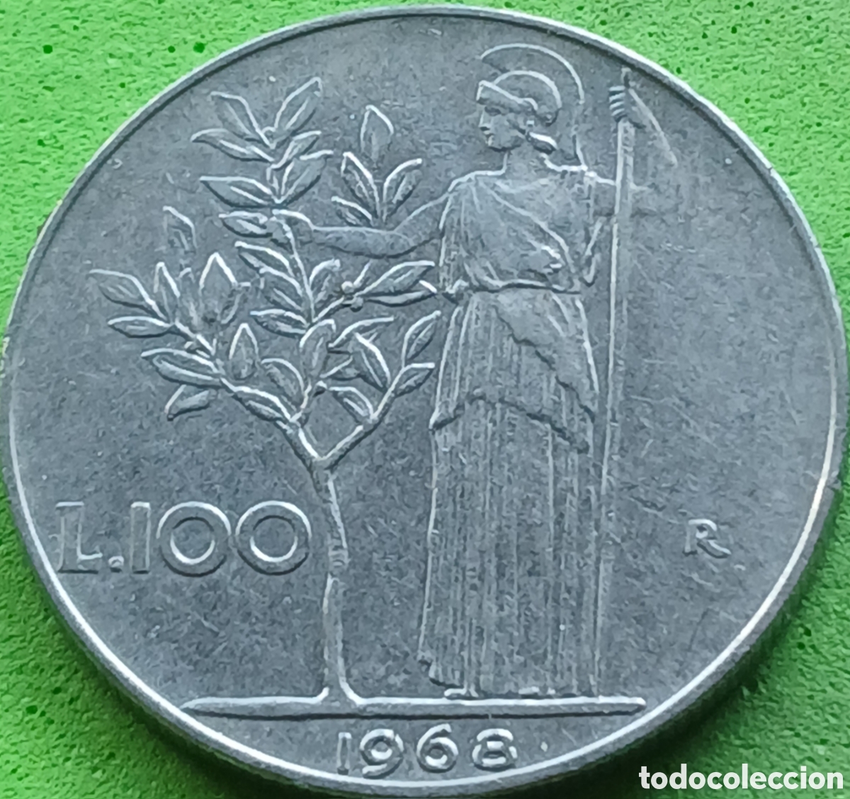Monedas antiguas de Europa: Italia 100 liras 1968 km#96.1