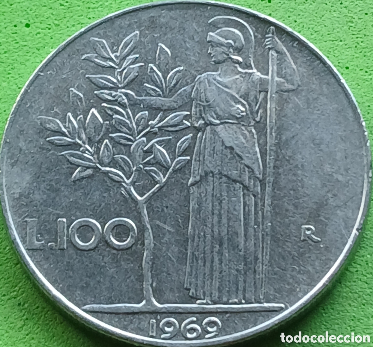 Monedas antiguas de Europa: Italia 100 liras 1969 km#96.1