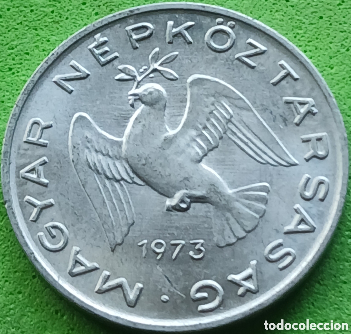 Monedas antiguas de Europa: Hungr&iacute;a 10 filler 1973 km#572