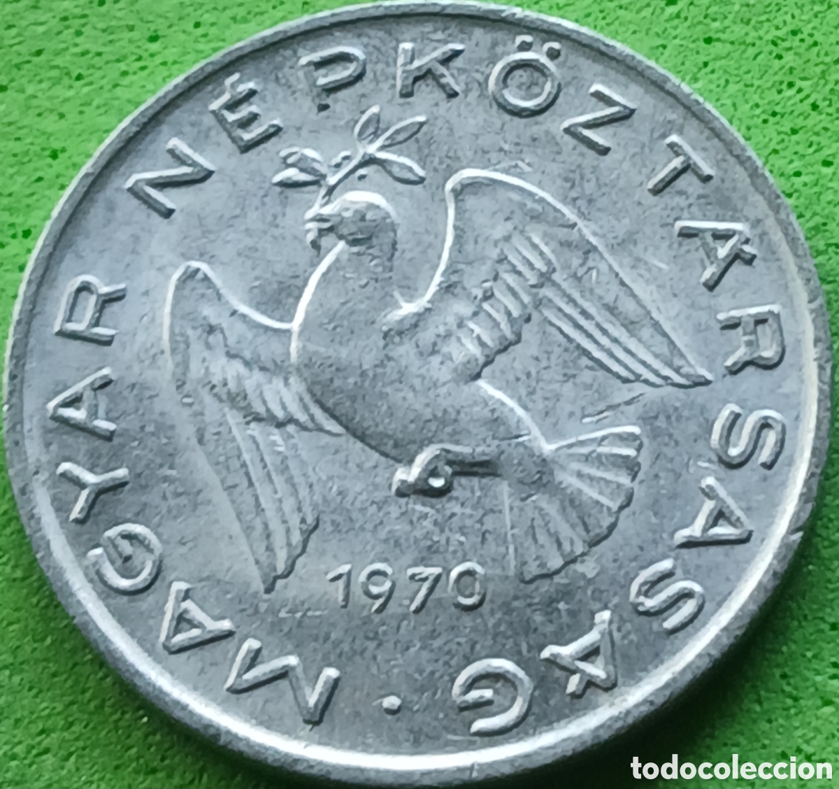 Monedas antiguas de Europa: Hungr&iacute;a 10 filler 1970 km#572