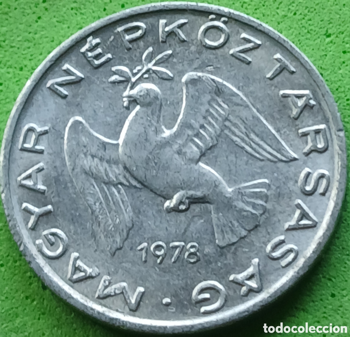 Monedas antiguas de Europa: Hungr&iacute;a 10 filler 1978 km#572