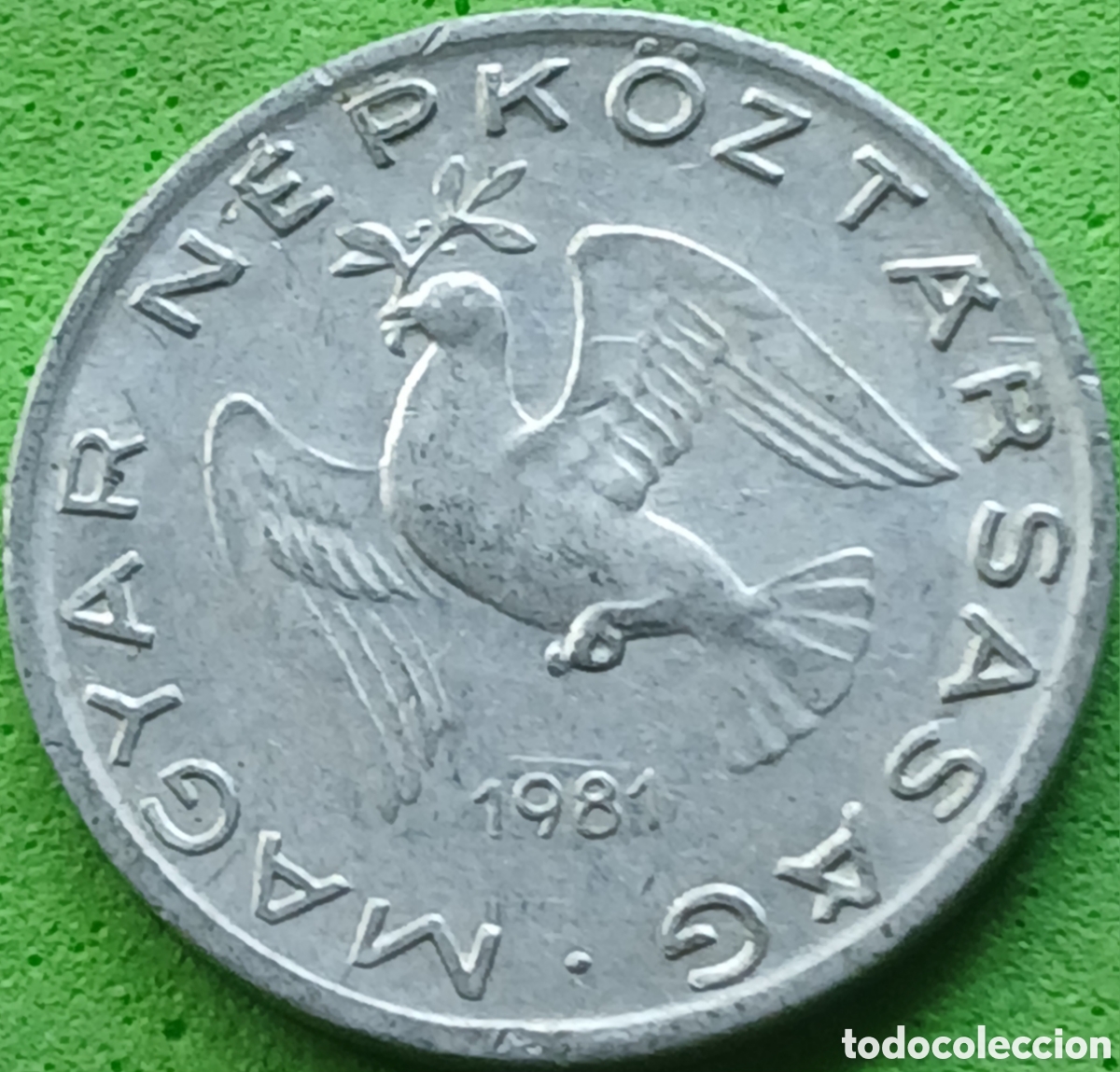 Monedas antiguas de Europa: Hungr&iacute;a 10 filler 1981 km#572