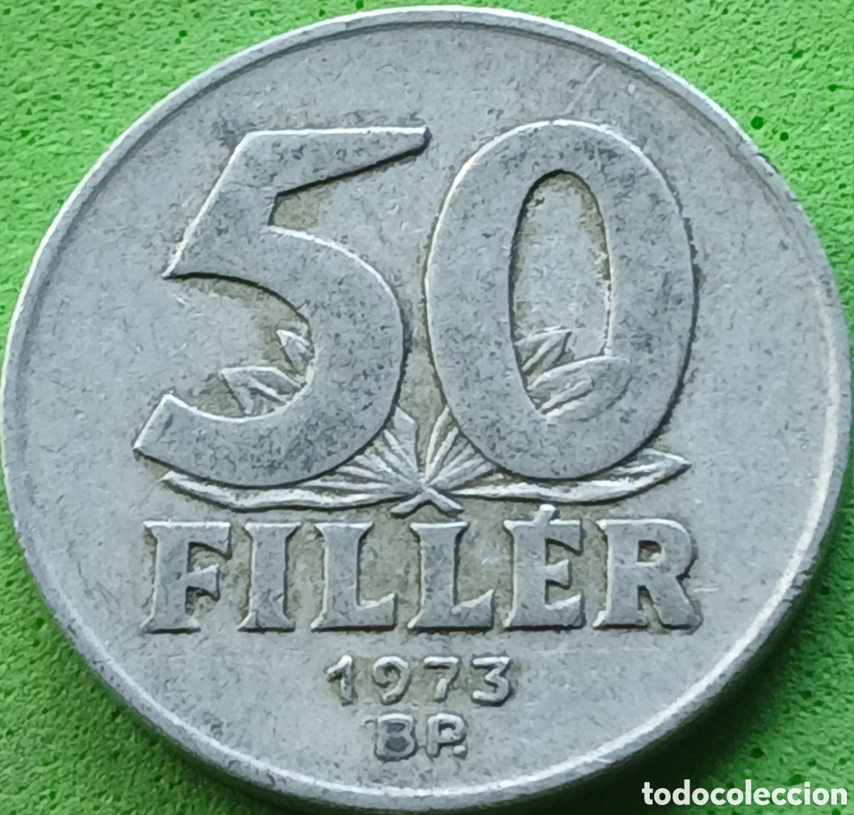 Monedas antiguas de Europa: Hungr&iacute;a 50 filler 1973 km#574
