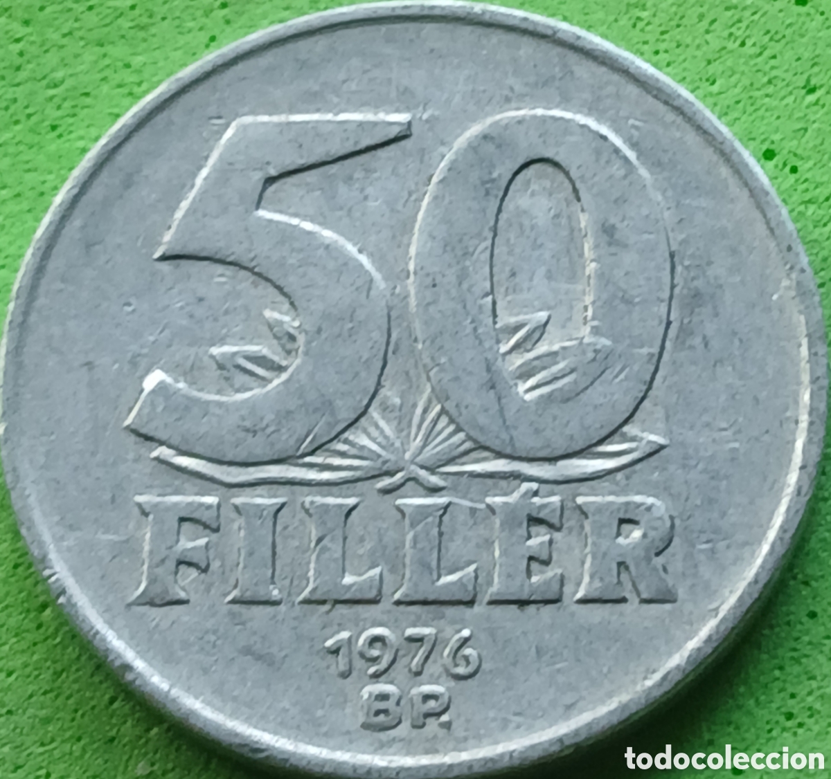 Monedas antiguas de Europa: Hungr&iacute;a 50 filler 1976 km#574