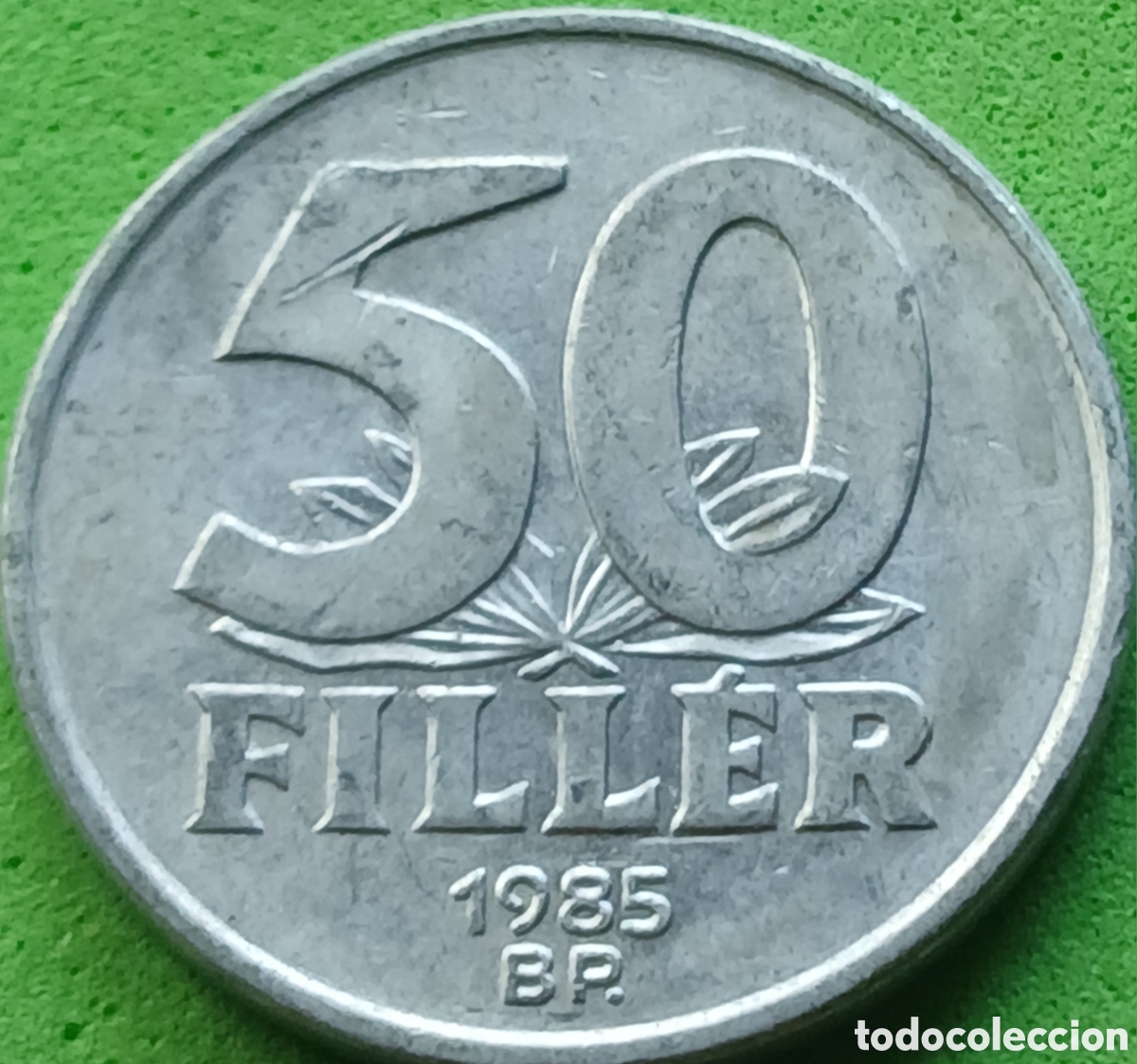 Monedas antiguas de Europa: Hungr&iacute;a 50 filler 1985 km#574
