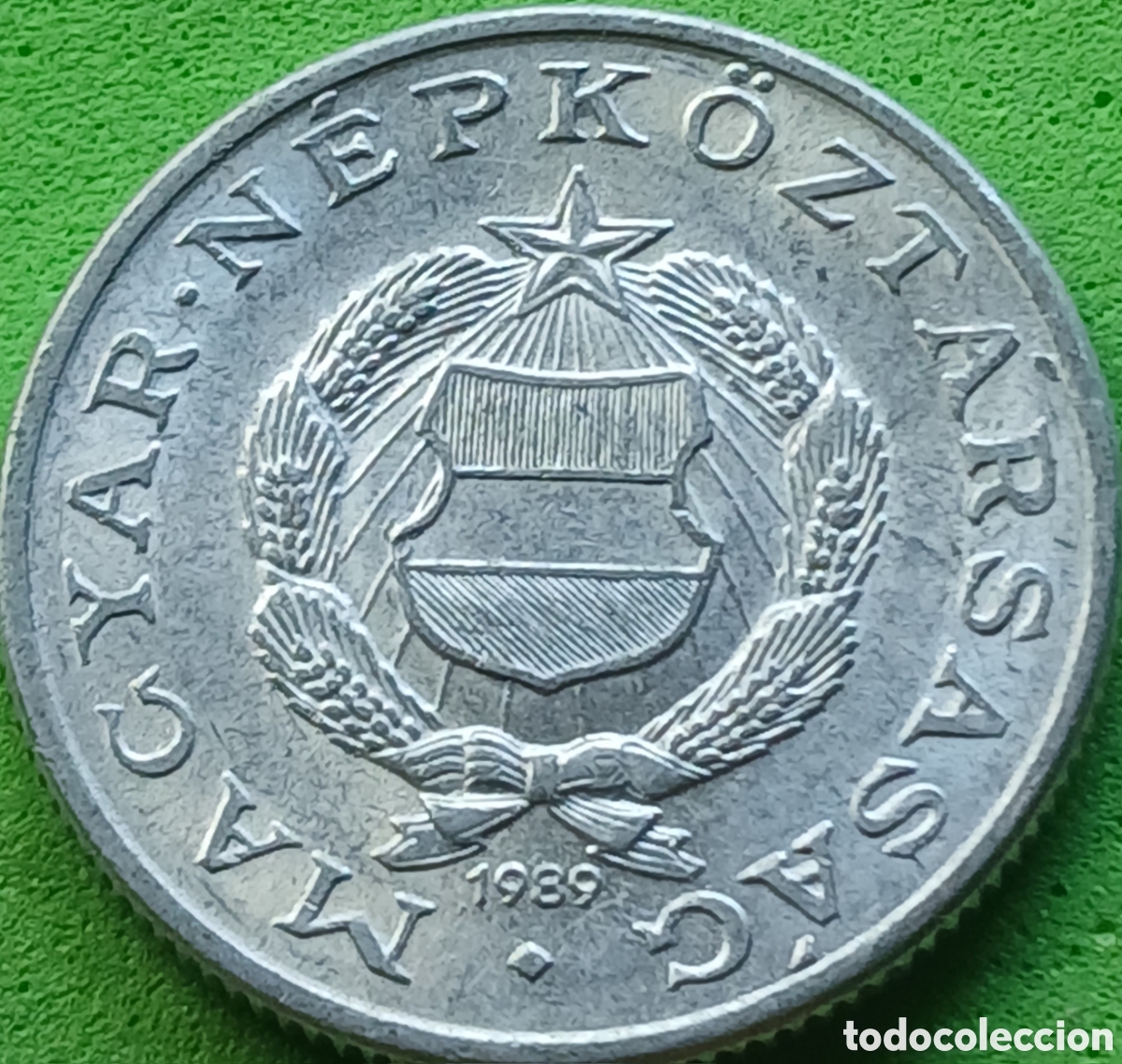 Monedas antiguas de Europa: Hungr&iacute;a 1 forint 1989 km#575