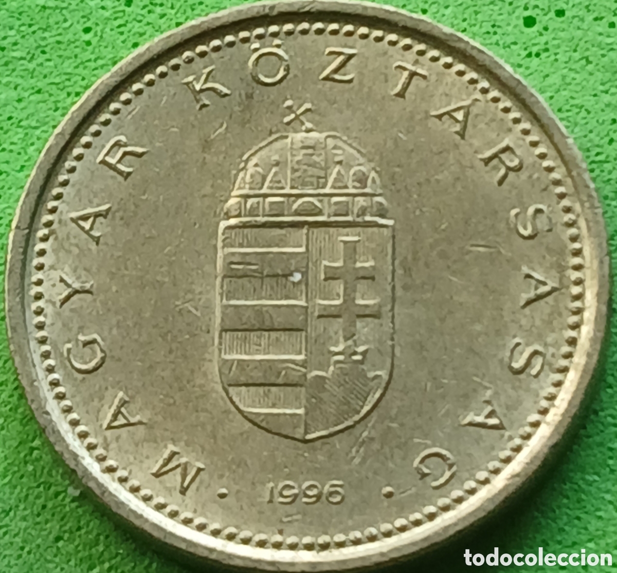 Monedas antiguas de Europa: Hungr&iacute;a 1 forint 1996 km#692