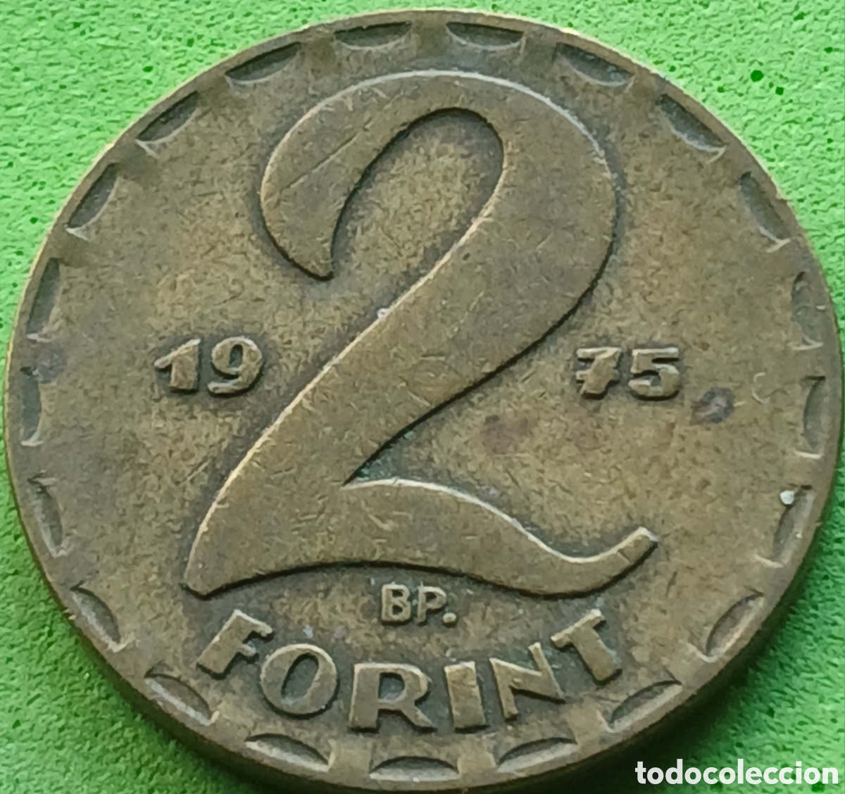 Monedas antiguas de Europa: Hungr&iacute;a 2 forint 1975 km#591