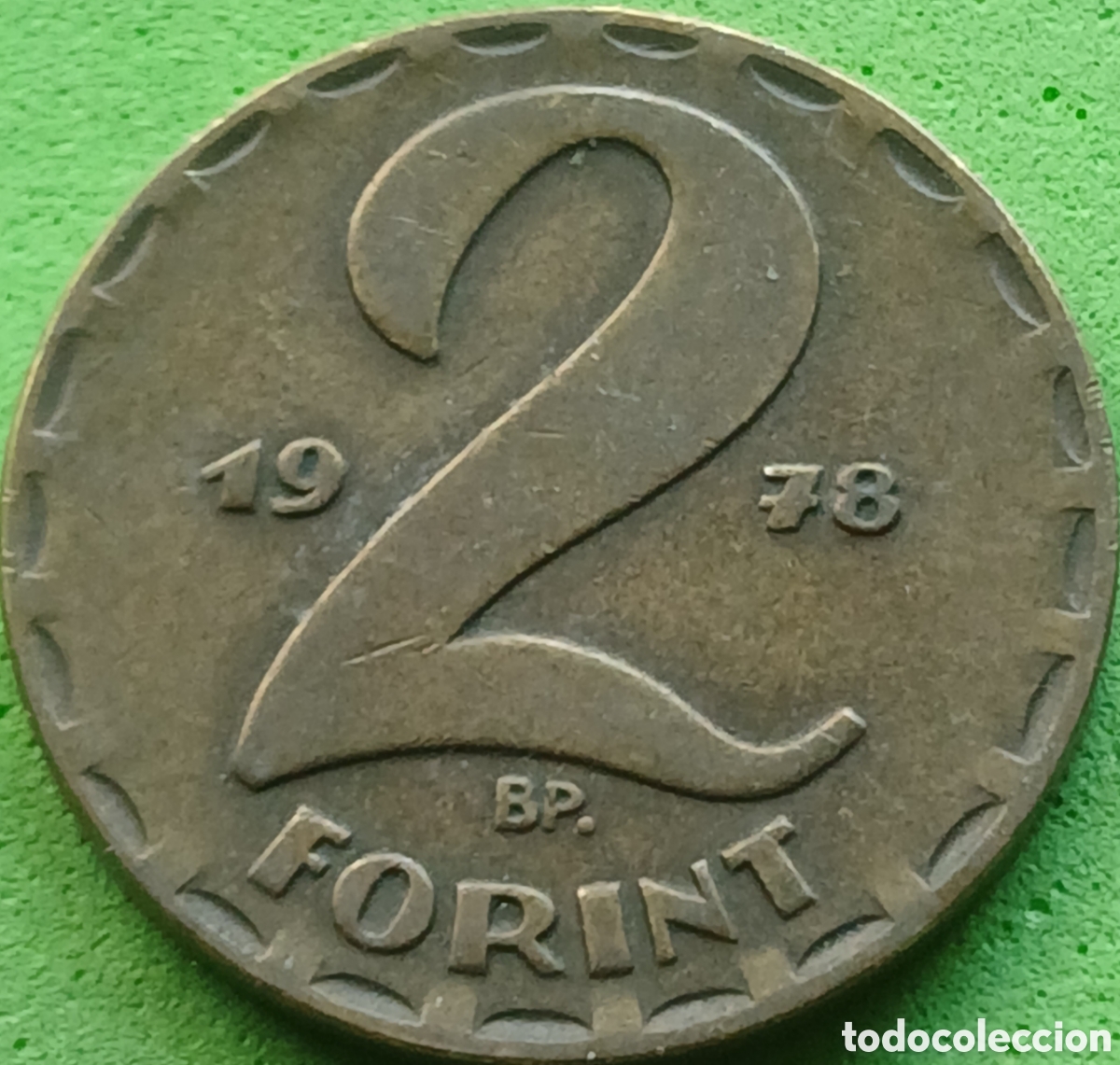 Monedas antiguas de Europa: Hungr&iacute;a 2 forint 1978 km#591