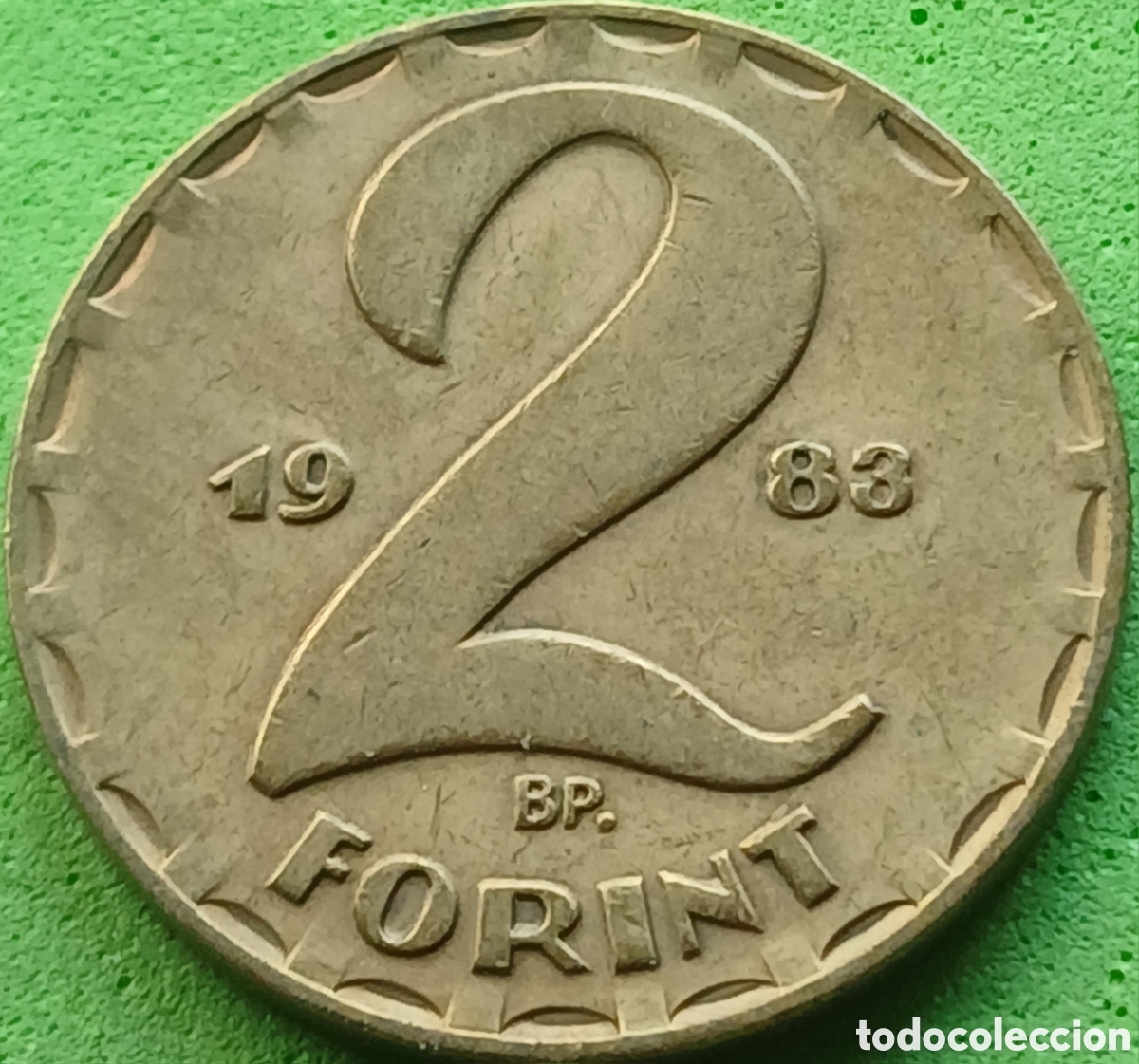 Monedas antiguas de Europa: Hungr&iacute;a 2 forint 1983 km#591