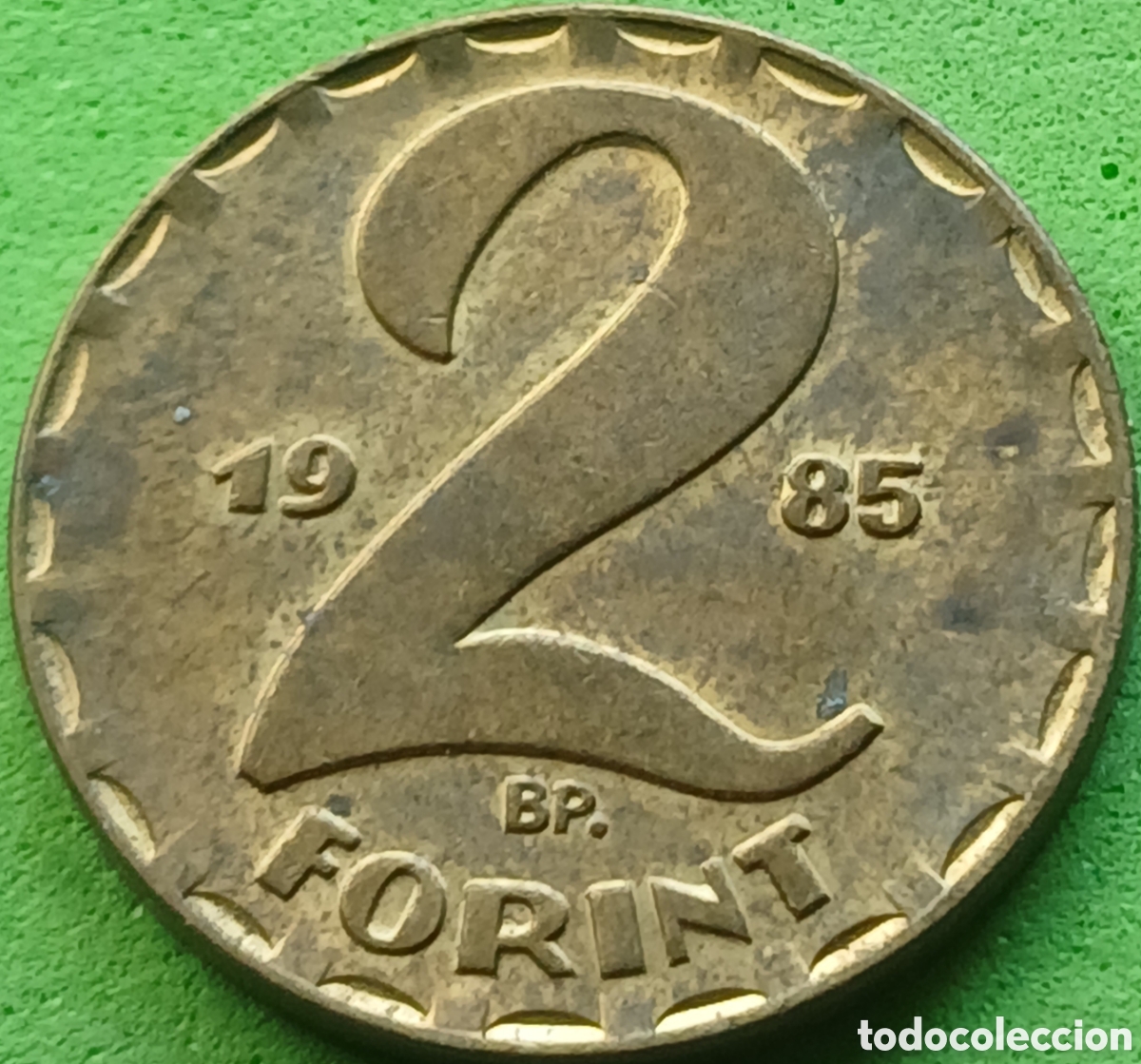Monedas antiguas de Europa: Hungr&iacute;a 2 forint 1985 km#591