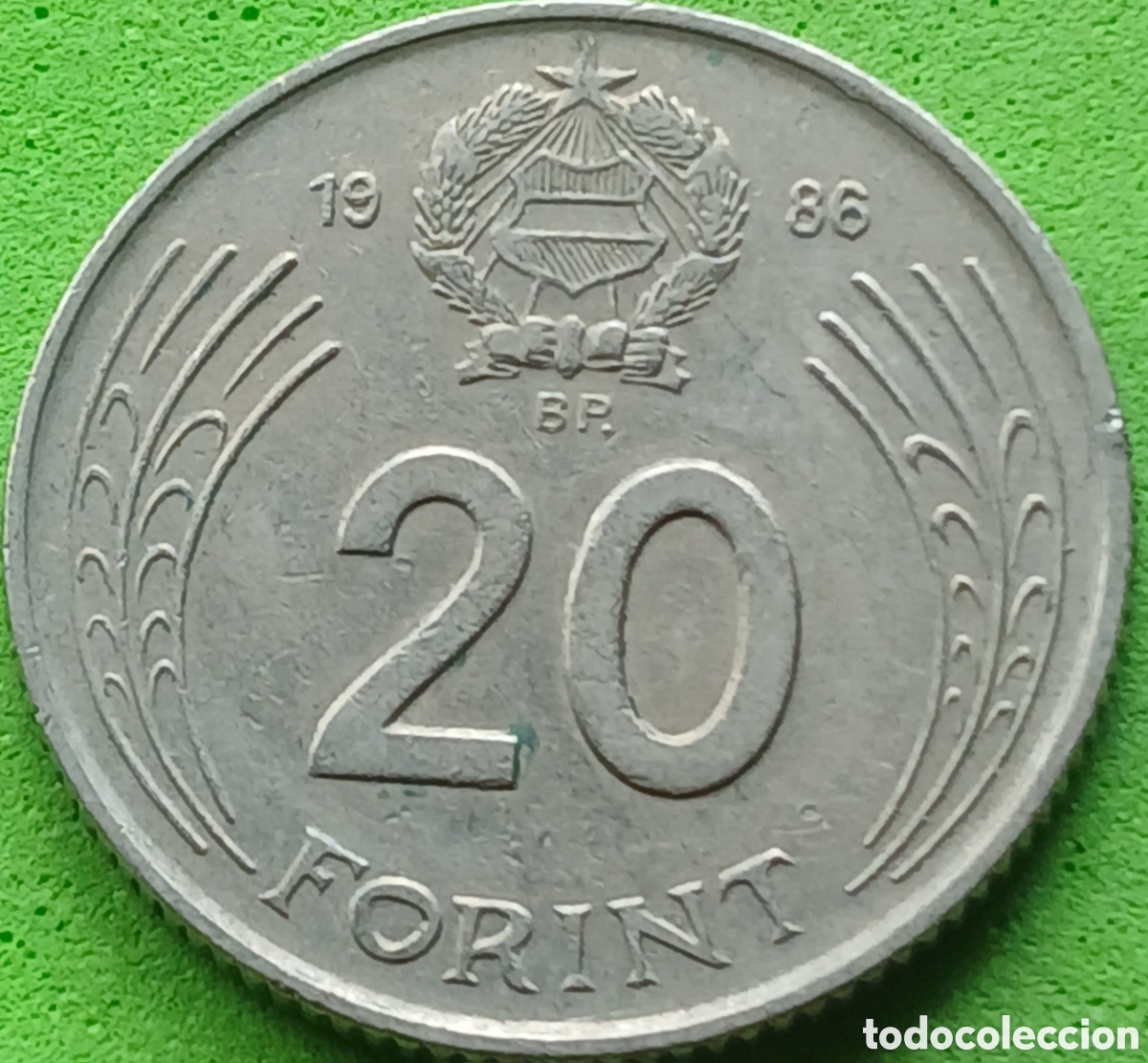Monedas antiguas de Europa: Hungr&iacute;a 20 forint 1986 km#630