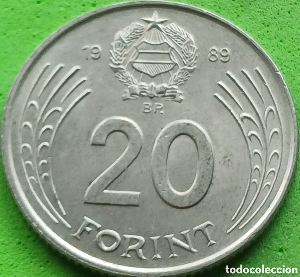 Monedas antiguas de Europa: Hungr&iacute;a 20 forint 1989 km#630