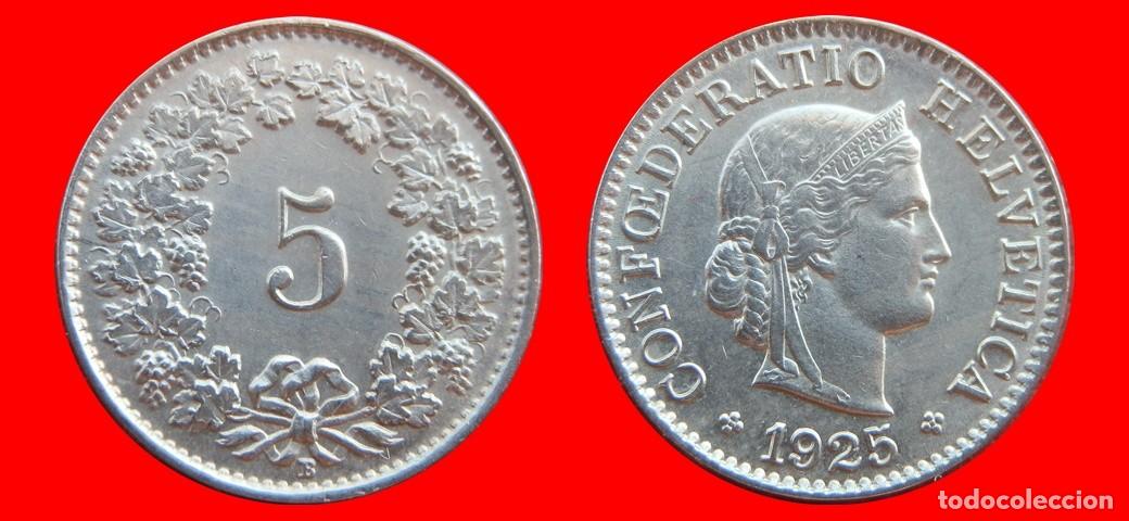 Monedas antiguas de Europa: 5 RAPPEN 1925 SUIZA-155479
