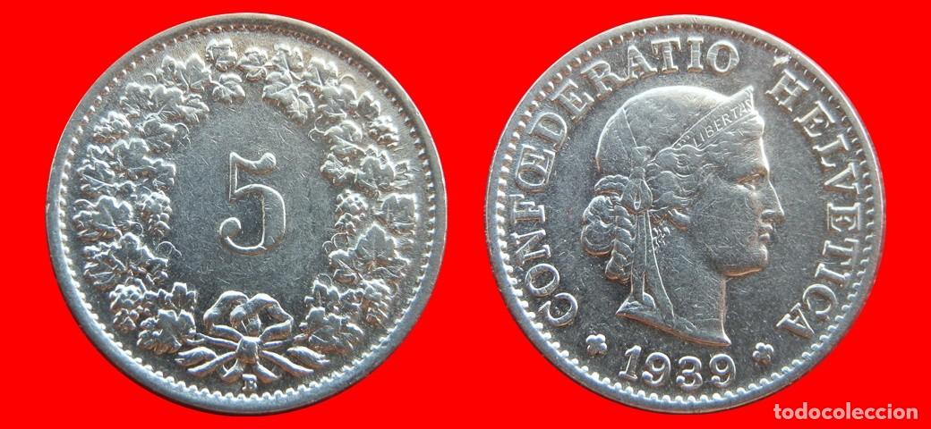 Monedas antiguas de Europa: 5 RAPPEN 1939 SUIZA-155482