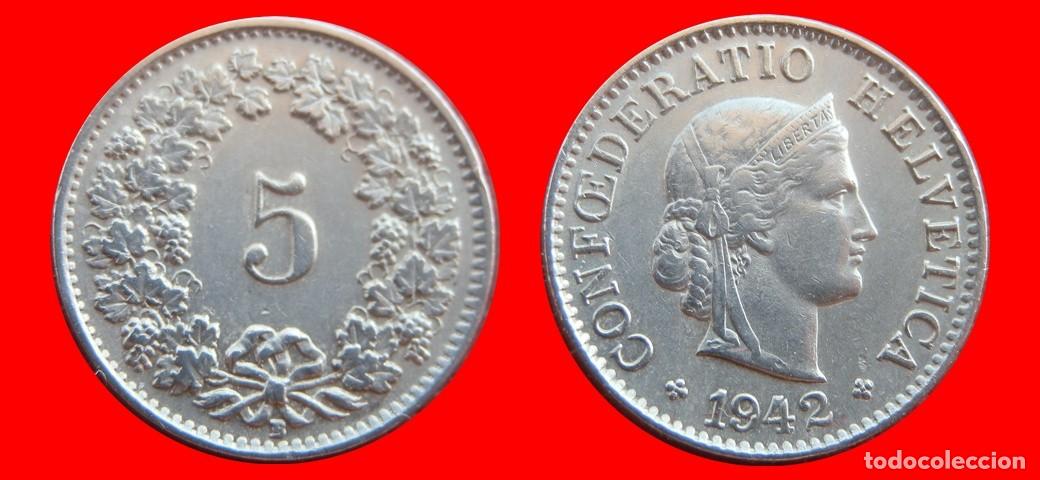 Monedas antiguas de Europa: 5 RAPPEN 1942 SUIZA-155483