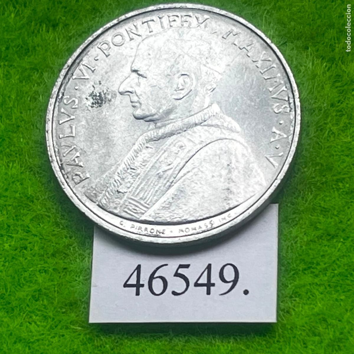 Monedas antiguas de Europa: Vaticano 10 liras 1967, Pablo VI