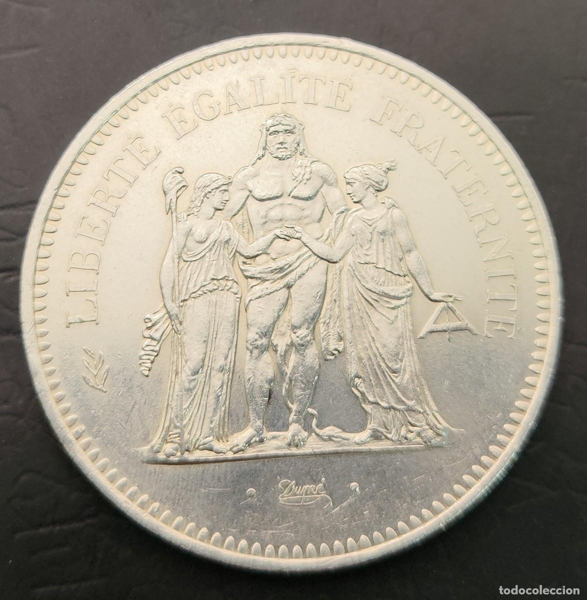 Monedas antiguas de Europa: FRANCIA A&Ntilde;O 1976 50 FRANCOS PLATA (900) &rdquo; HERCULES &rdquo;
