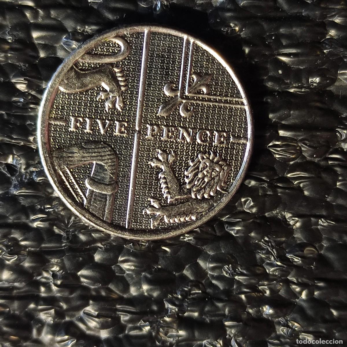 Monedas antiguas de Europa: MONEDA . Gran Breta&ntilde;a, FIVE Pence, 2012 - Foto 2
