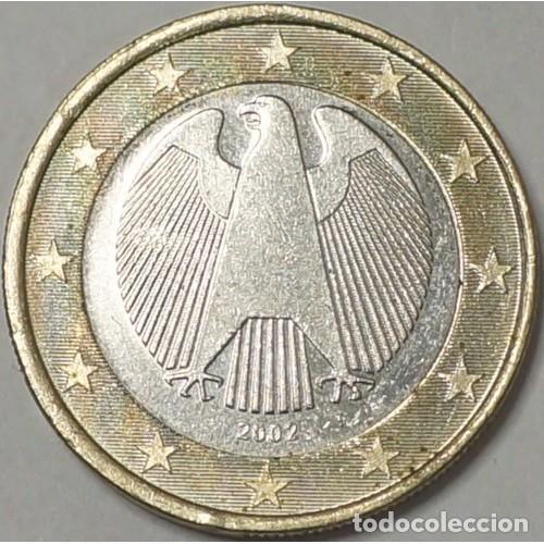 Monedas antiguas de Europa: 1 euros de Alemania a&ntilde;o 2002 F