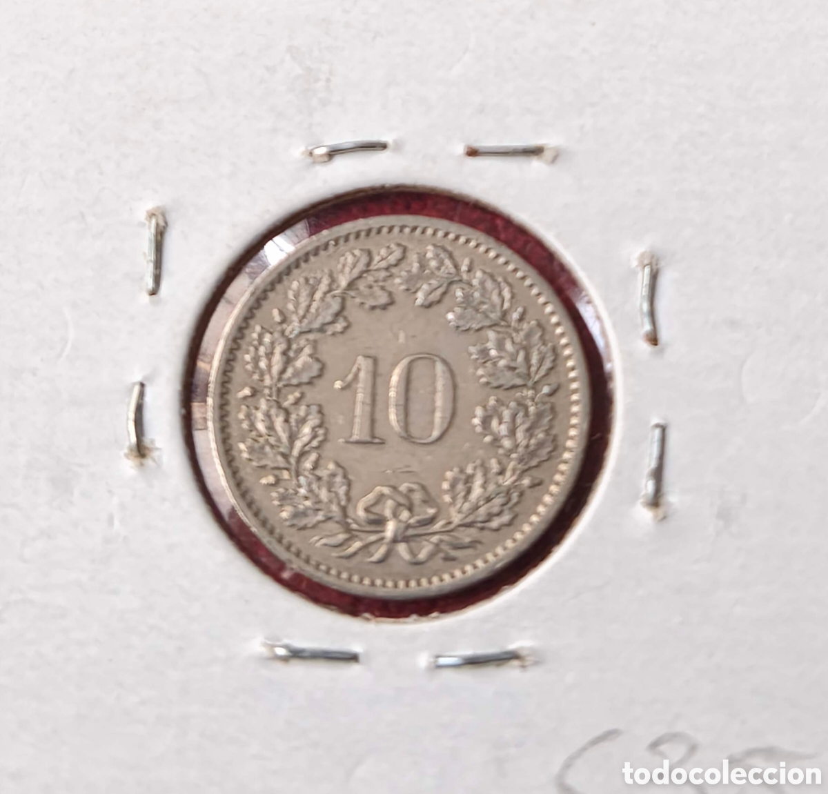 Monedas antiguas de Europa: Suiza. 1978. 10 c&eacute;ntimos - Foto 2