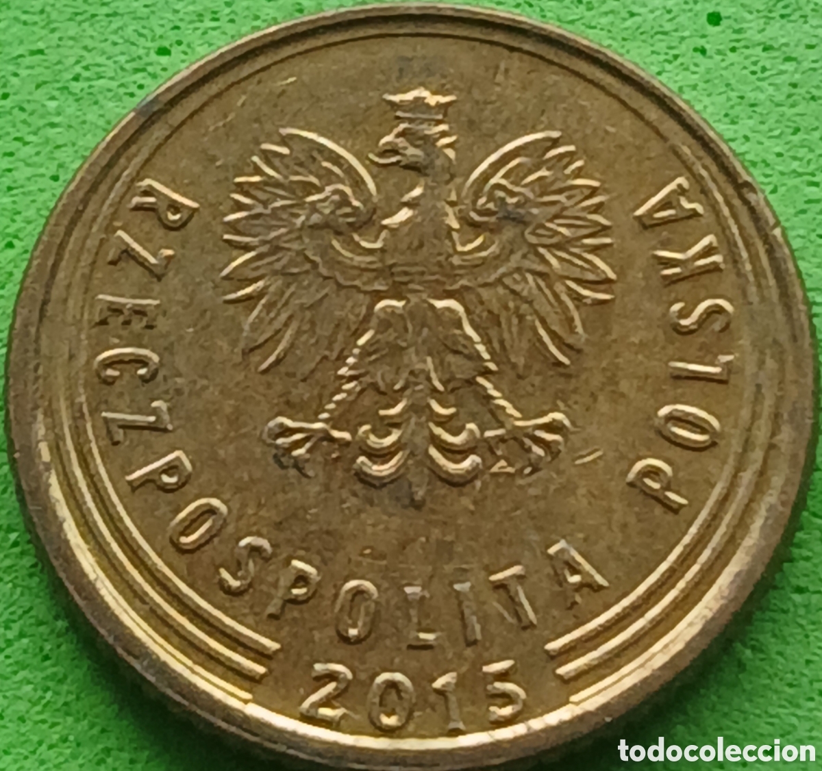 Monedas antiguas de Europa: Polonia 1 grosz 2015 Y#923