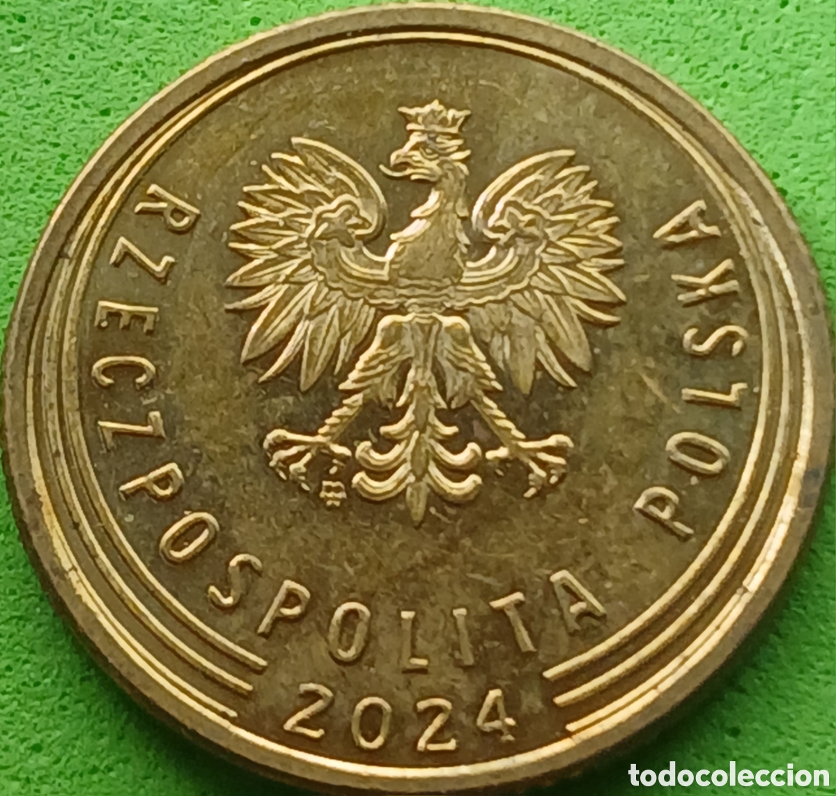 Monedas antiguas de Europa: Polonia 5 groszy 2024 UC#6