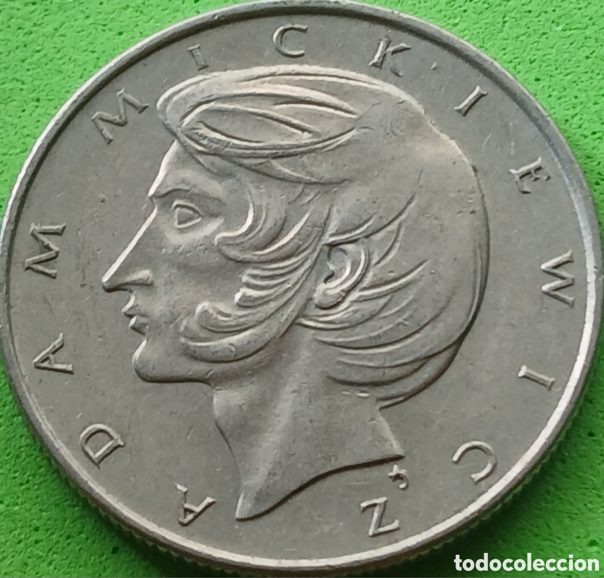 Monedas antiguas de Europa: Polonia 10 zlotych 1975 Y#74 Adam Mickiewicz