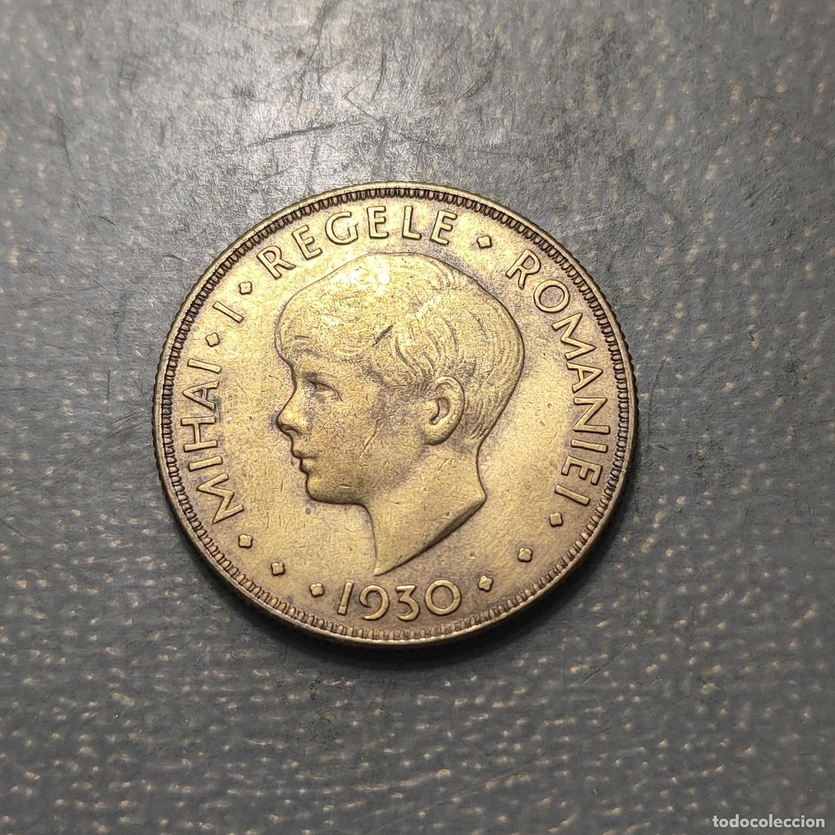 Monedas antiguas de Europa: RUMANIA ROMANIA 20 LEI 1930 MBC