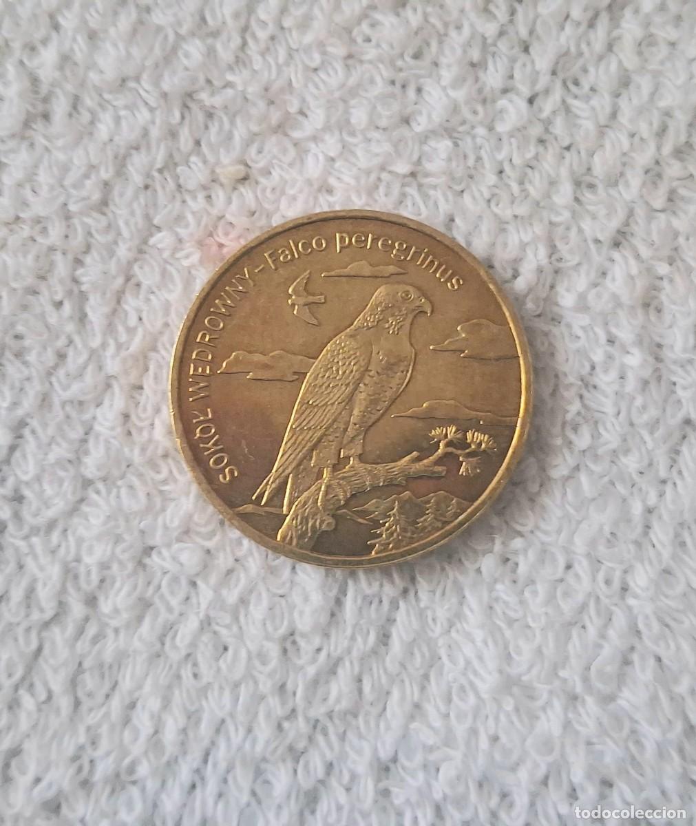 Monedas antiguas de Europa: 2 ZLOTYS Halc&oacute;n Peregrino 2008