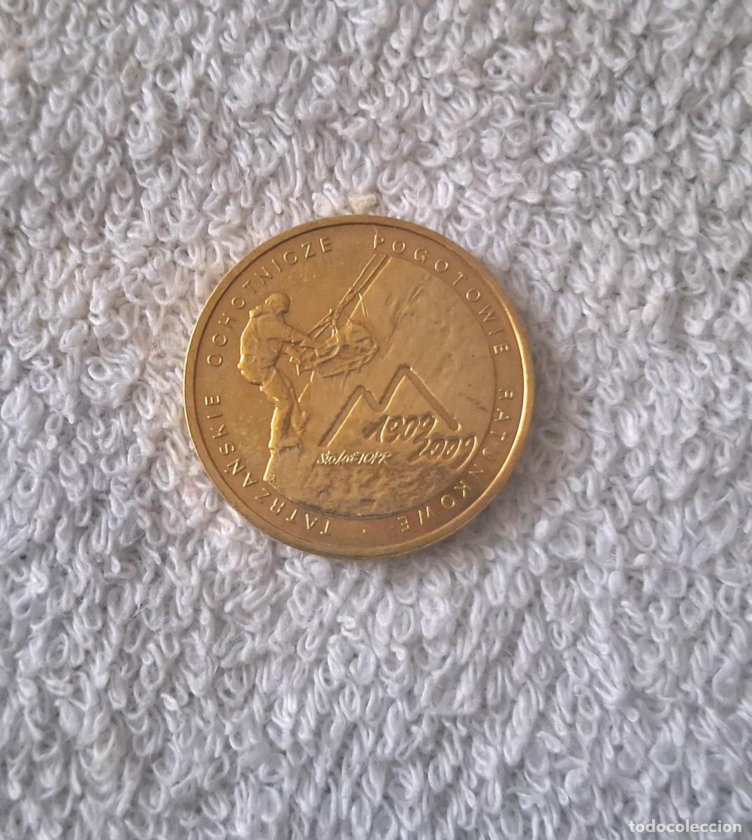 Monedas antiguas de Europa: 2 ZLOTYS Servicio Voluntario de Rescate de los Montes Tatra 2009