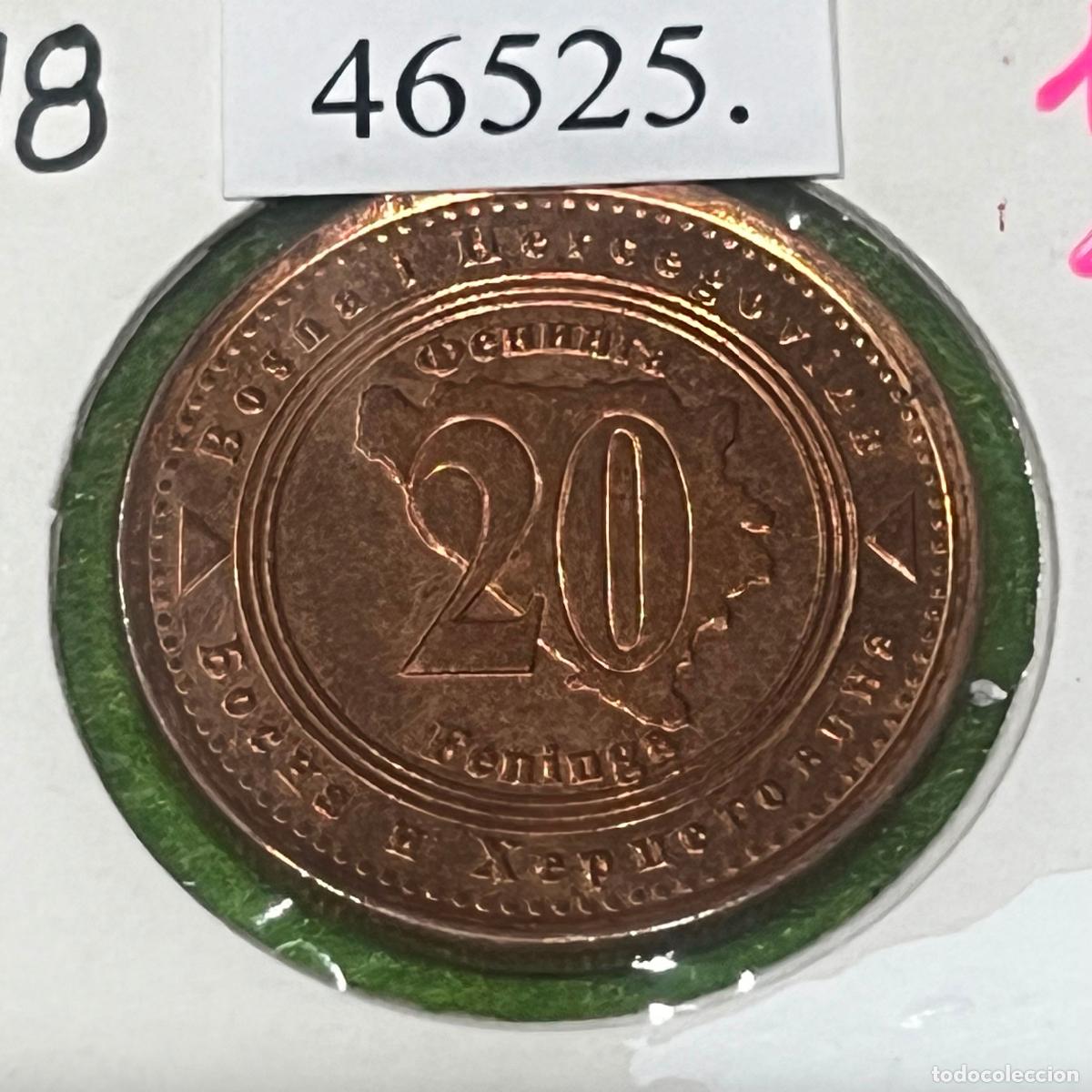 Monedas antiguas de Europa: Bosnia y Herzegovina, 20 feninga 1998