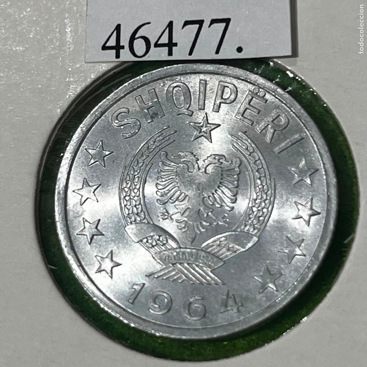 Monedas antiguas de Europa: Albania 20 qindarka 1964