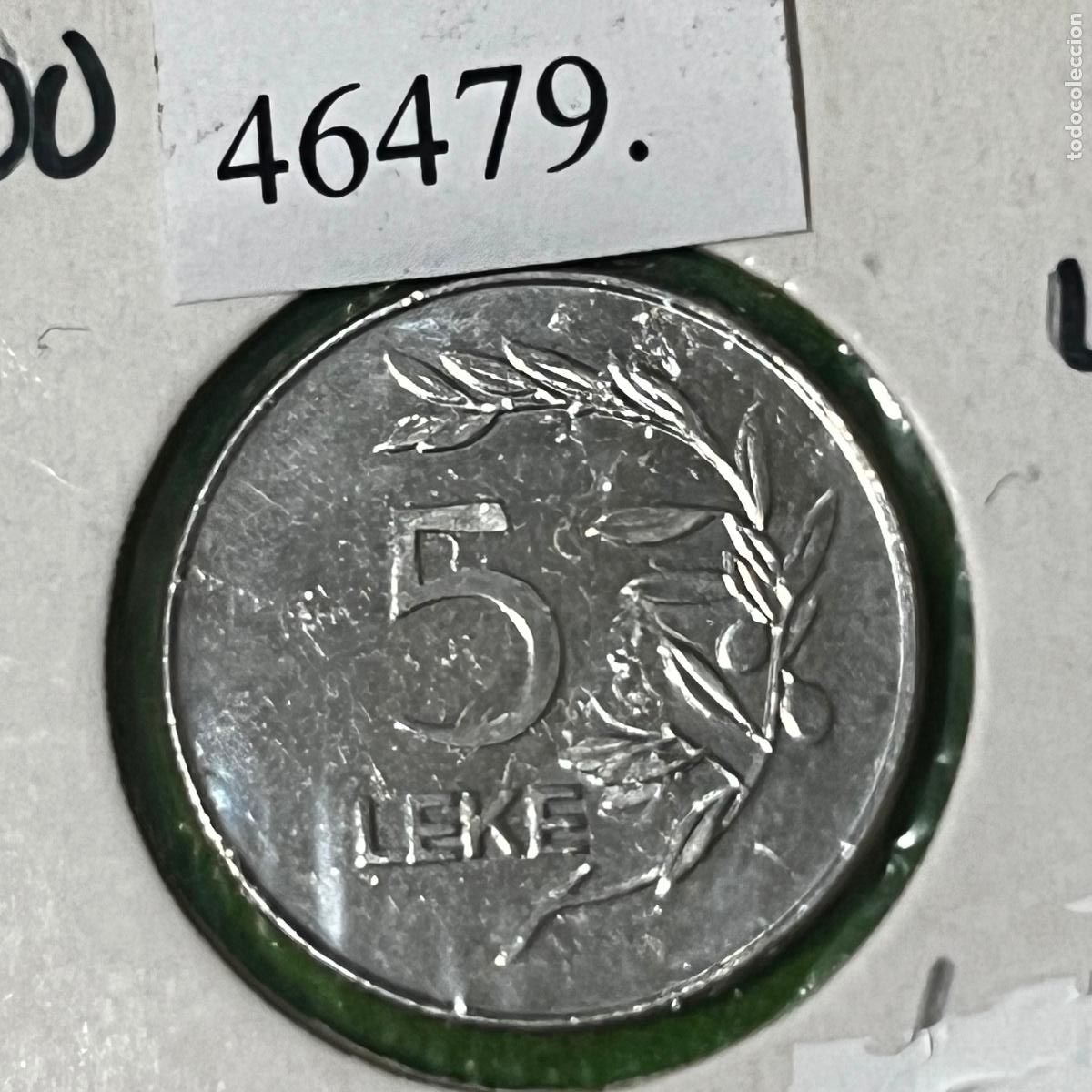 Monedas antiguas de Europa: Albania 5 leke 2000 ,,,