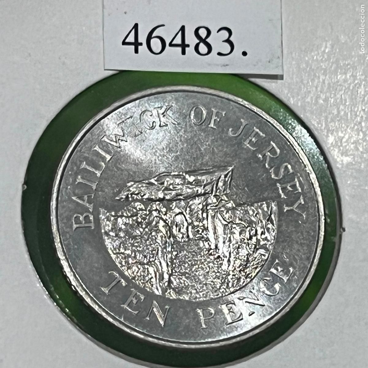 Monedas antiguas de Europa: Jersey 10 peniques 1997