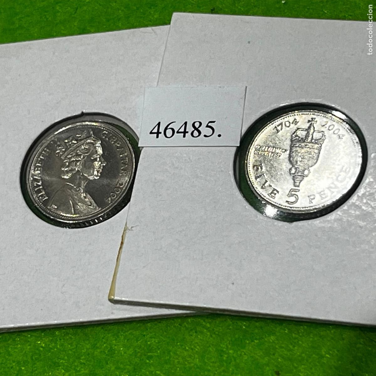 Monedas antiguas de Europa: Espa&ntilde;a ocupaci&oacute;n inglesa de Gibraltar, 5 peniques 2004 , 1 moneda, 46485 5