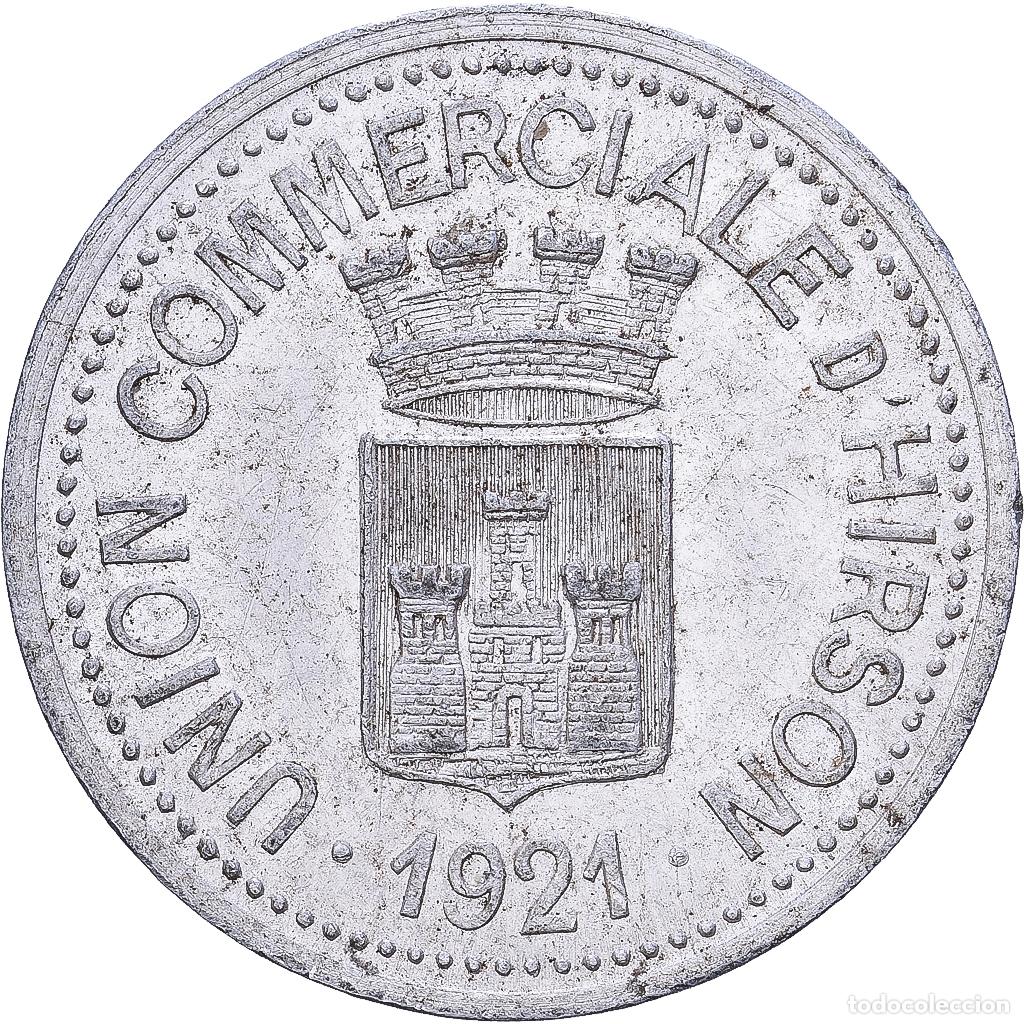 Old Coins of Europe: [#1215647] Francia, ,, 10 Centimes, 1921, Hirson, MBC, Aluminio, Elie:10.2
