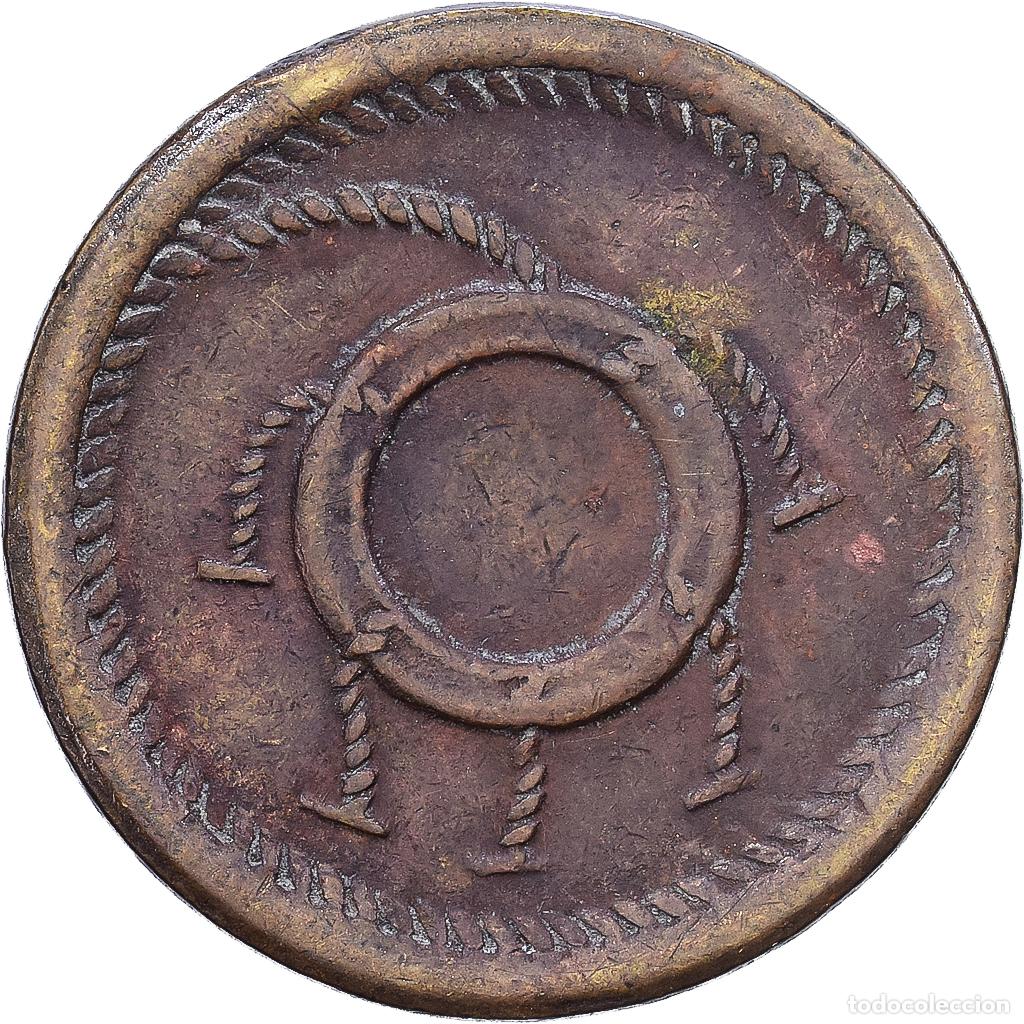 Old Coins of Europe: [#1215649] Francia, Bon pour un Lot, zeton, MBC, Zinc Copper Nickel