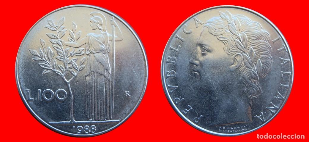 Monedas antiguas de Europa: 100 LIRAS 1988 ITALIA-155516
