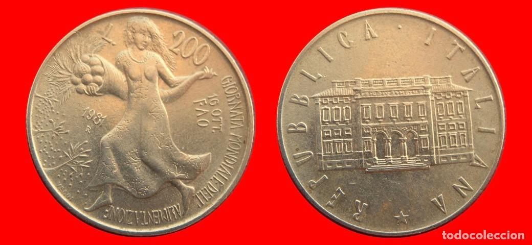 Monedas antiguas de Europa: 200 LIRAS 1981 ITALIA-155522