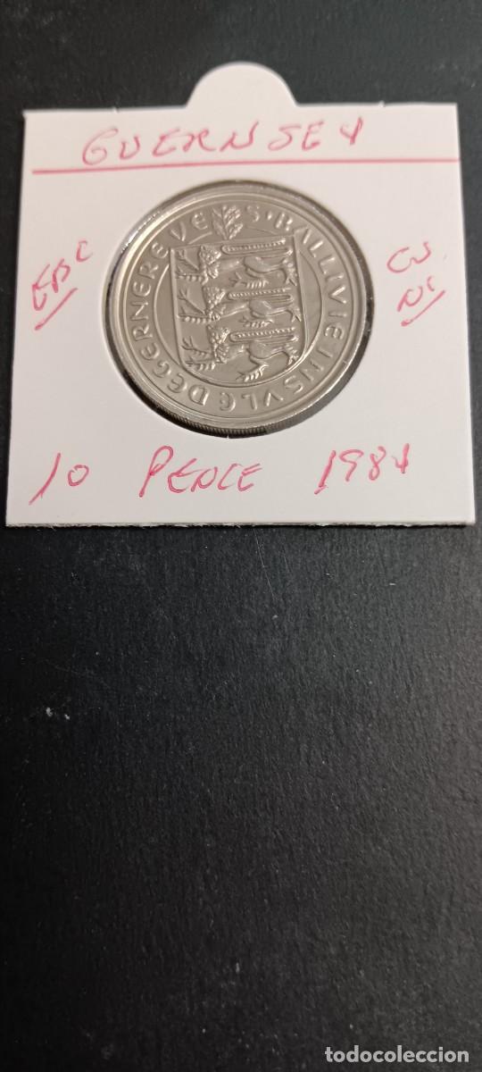 Monedas antiguas de Europa: GUERNSEY 10 PENCE 1984 EBC KM=30 (CUPRONIQUEL)