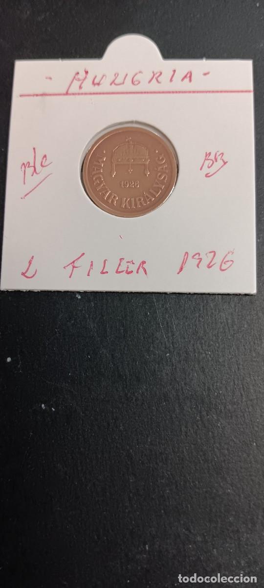Monedas antiguas de Europa: HUNGRIA 2 FILLER 1926 BC KM=506 (BRONCE)