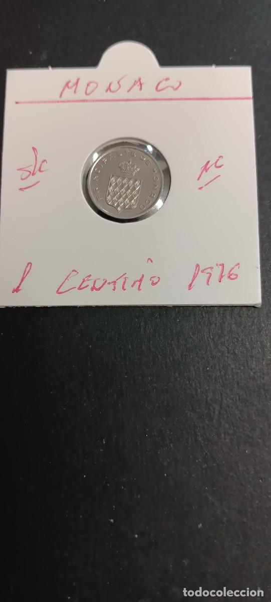 Monedas antiguas de Europa: MONACO 1 CENTIMO 1976 S/C KM=155 (ACERO) RAINIER III